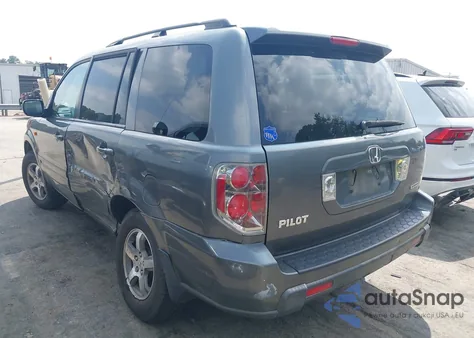 2007 Honda Pilot Ex-L из США, поврежденный, VIN 5FNYF18637B008587